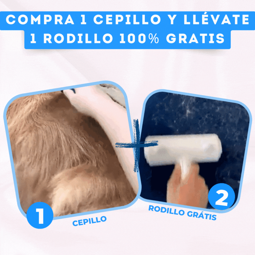 Cepillo PetLove + Rodillo